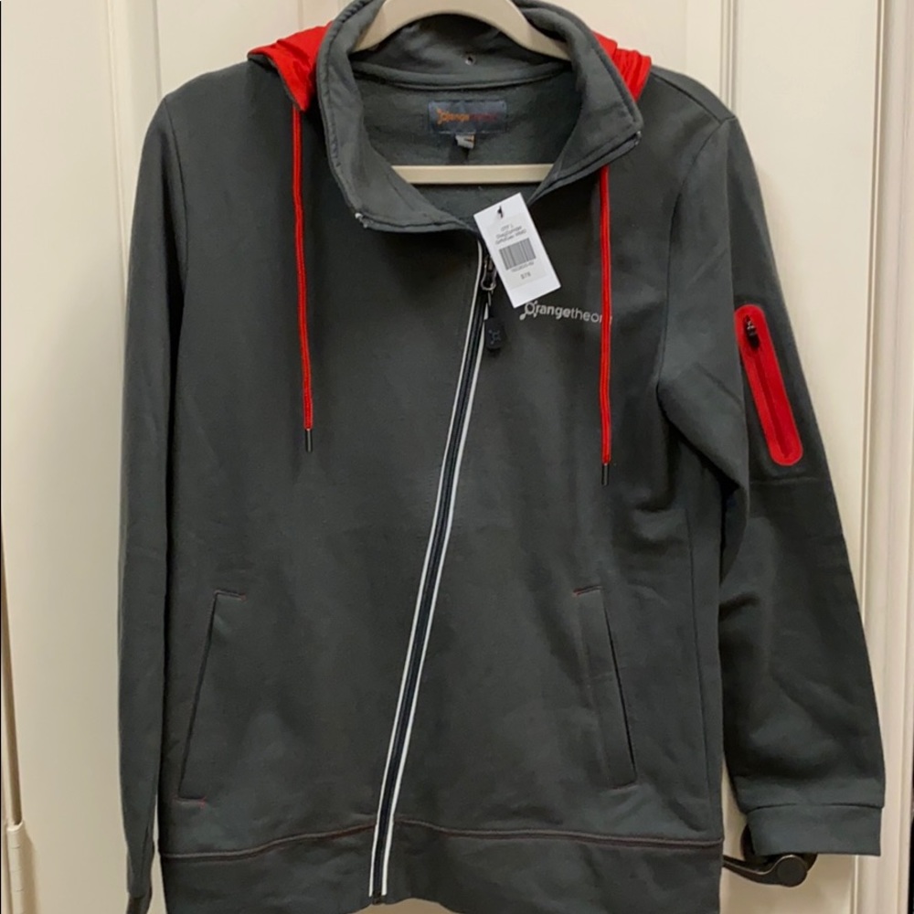 OrangeTheory Zip Up Jacket with removable hood